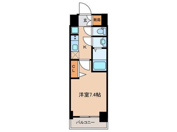 プレサンス今池駅前フェルディノの物件間取画像